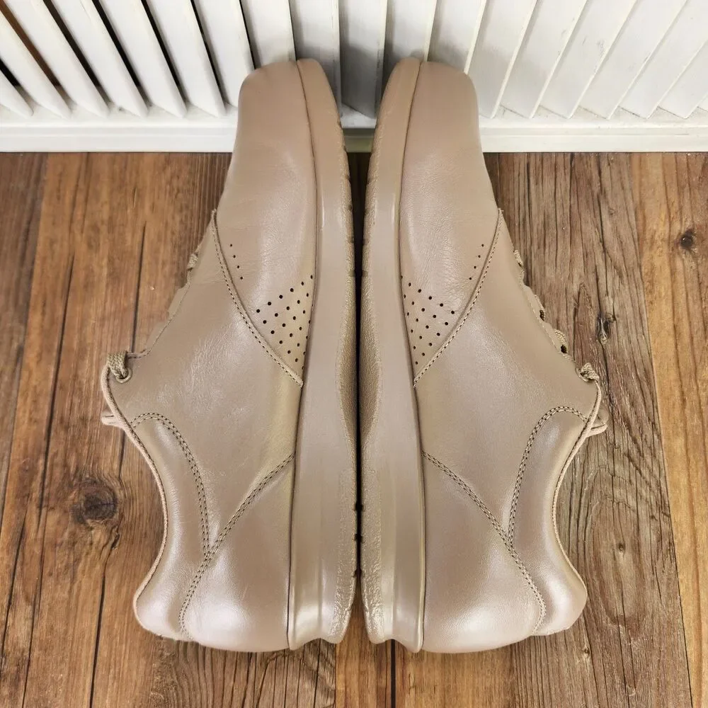 SAS Free Time Womens Size 10 M Mocha Leather Tripad Comfort Walking Shoes USA
